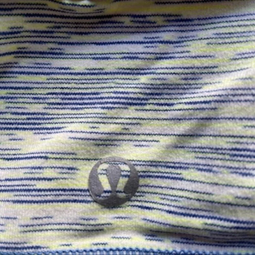 Lululemon No Limits Tank Limitless Blue / Wee Are From Space Polar Cream size 8